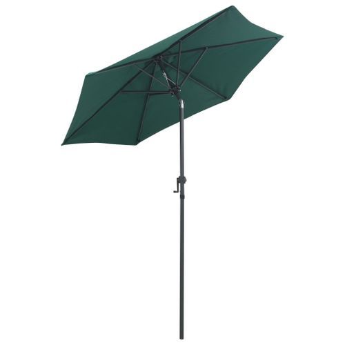 Parasol Vert 200x211 cm Aluminium - Photo n°3; ?>