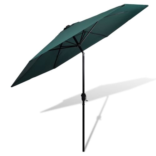 Parasol vert avec poteau en acier 3m - Photo n°2; ?>