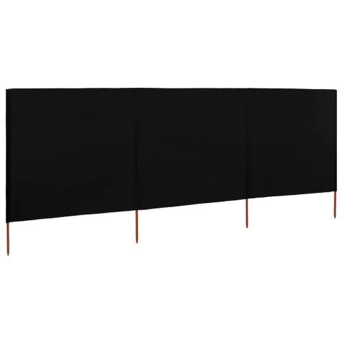 Paravent 3 Panneaux Tissu 400 X 160 Cm Noir 14 Paravent 3 panneaux Tissu 400 x 160 cm Noir - Photo n°2; ?>