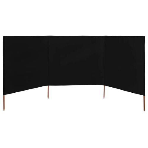 Paravent 3 Panneaux Tissu 400 X 160 Cm Noir 15 Paravent 3 panneaux Tissu 400 x 160 cm Noir - Photo n°3; ?>