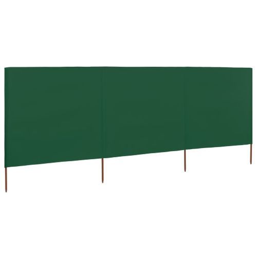Paravent 3 Panneaux Tissu 400 X 160 Cm Vert 14 Paravent 3 panneaux Tissu 400 x 160 cm Vert - Photo n°2; ?>