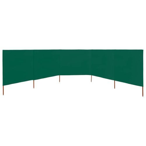 Paravent 5 Panneaux Tissu 600 X 160 Cm Vert 15 Paravent 5 panneaux Tissu 600 x 160 cm Vert - Photo n°3; ?>