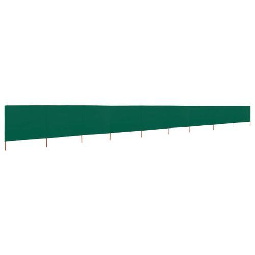 Paravent 9 panneaux Tissu 1200 x 160 cm Vert - Photo n°2; ?>