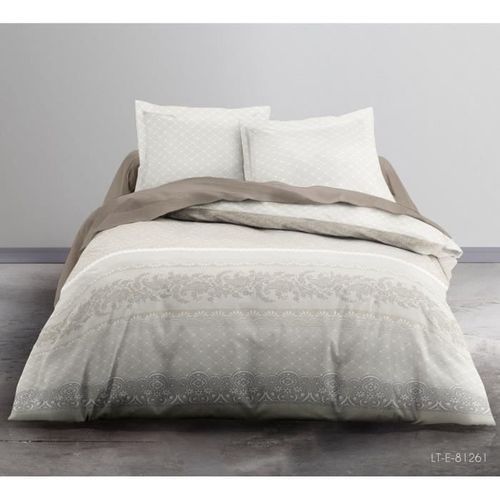 TODAY Parure De Lit 2 Personnes 220X240 Coton Imprime Gris Romantique SUNSHINE 8 Parure de lit 2 personnes 220X240 Coton imprime gris romantique SUNSHINE - Photo n°2; ?>