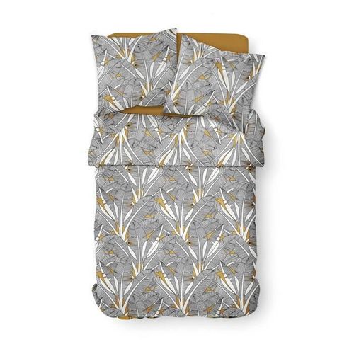 Parure de lit Sunshine - 2 personnes - 220 x 240 cm - 100% coton - Blanc Tropical - TODAY - Photo n°2; ?>