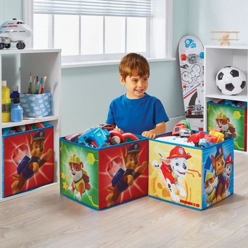 PAT'PATROUILLE Cubes de rangement pour jouets - Garçon - Photo n°3; ?>