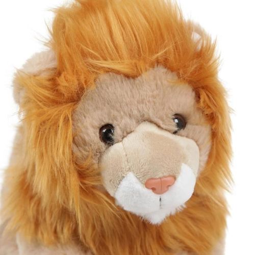Peluche Lion avec fourrure - 33 cm - Photo n°2; ?>