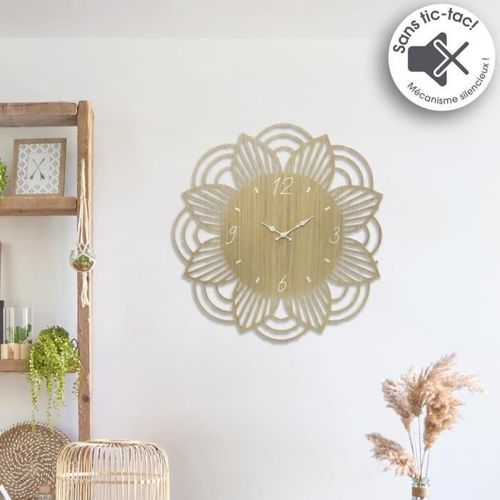 Pendule rituel - Ø 58 x Ep. 4 cm - Beige - Photo n°2; ?>