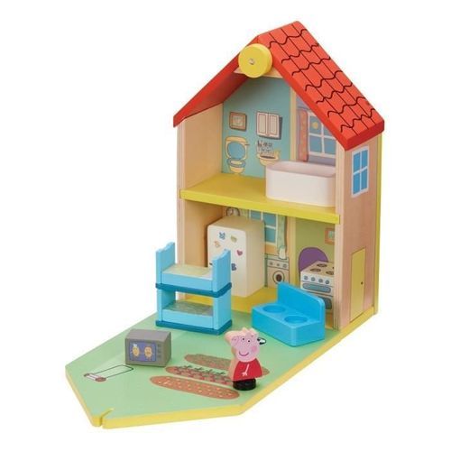 Peppa Pig - Maison Classique en Bois avec 1 personnage - Photo n°3; ?>