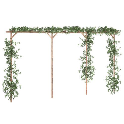 Pergola Bambou 385x40x205 cm - Photo n°3; ?>