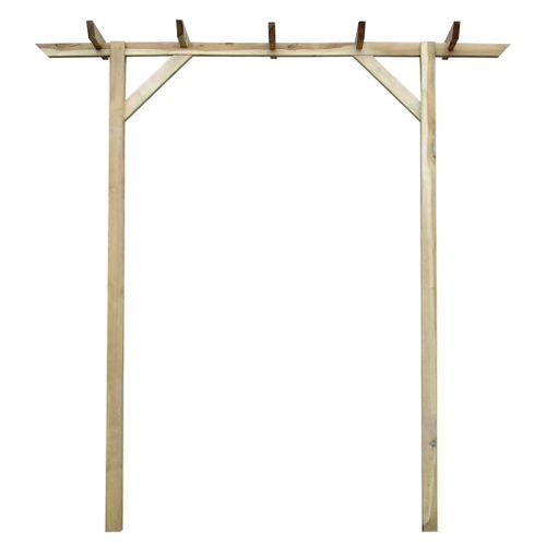 Pergola de jardin 200 x 40 x 205 cm Bois - Photo n°2; ?>