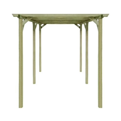 Pergola de jardin 4 x 2 x 2 m Bois de pin imprégné - Photo n°2; ?>