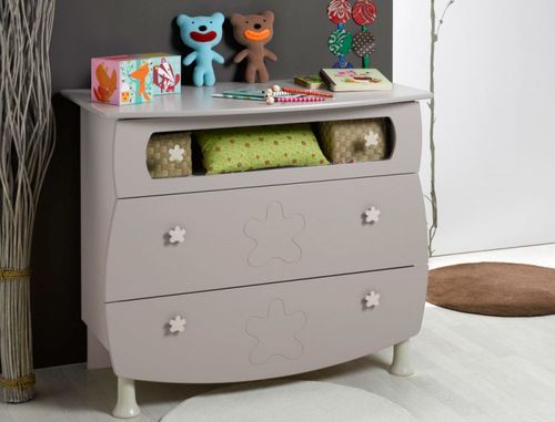 Petite chambre bébé taupe Linéa 2 - Photo n°2; ?>