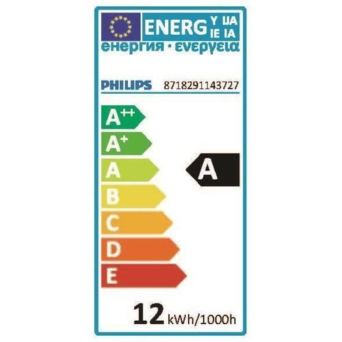 PHILIPS Ampoule fluo-compacte flamme lisse E27 12 W équivalent a 52 W blanc chaud - Photo n°3; ?>
