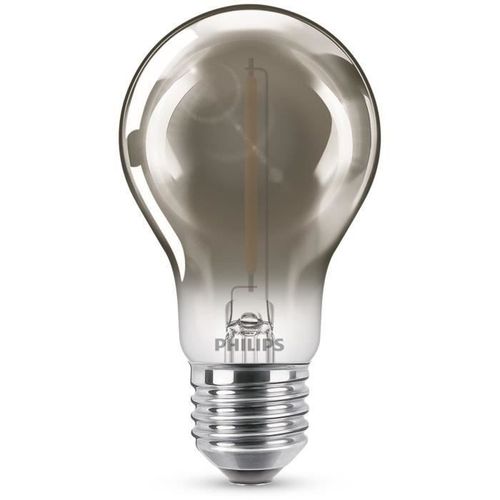 Philips ampoule LED Equivalent 11W E27 Blanc chaud smoky non dimmable, Verre - Photo n°3; ?>