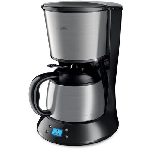 Philips HD7479/20 Cafetiere collection Daily noir et métal, verseuse isotherme - Photo n°2; ?>