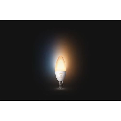 PHILIPS Hue White Ambiance - Ampoule LED connectée flamme E14 - 6W - Compatible Bluetooth - Photo n°3; ?>