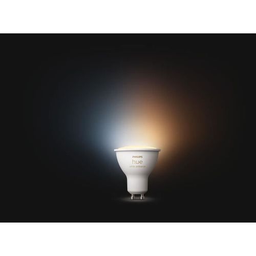 PHILIPS Hue White Ambiance - Ampoule LED connectée GU10 - Compatible Bluetooth - Photo n°3; ?>