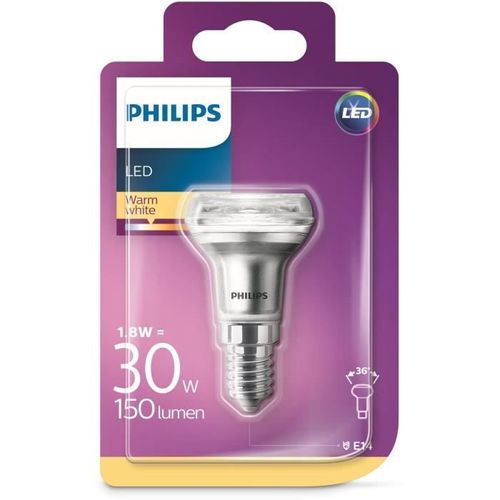 PHILIPS Réflecteur R39 LED culot E14 - 1 - 8W équivalent 30W - blanc chaud - angle 36 degrés - Photo n°2; ?>