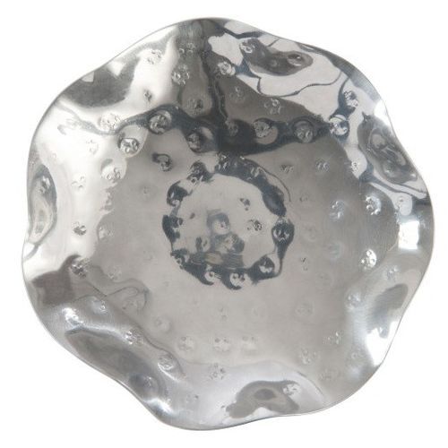 Photophore baroque métal argenté Omani 15 cm - Photo n°2; ?>