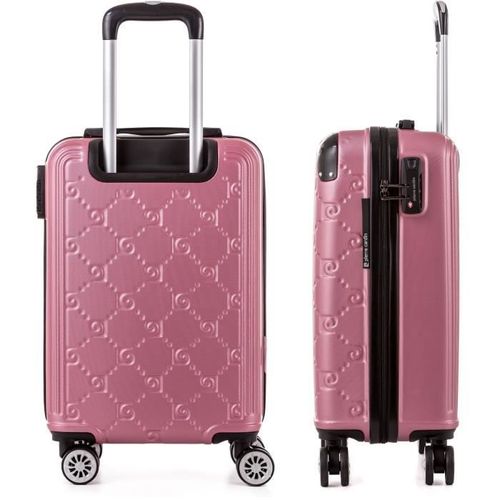 PIERRE CARDIN Ensemble de 2 Valises 55/75cm avec 8 Roues Or Rose - Photo n°2; ?>