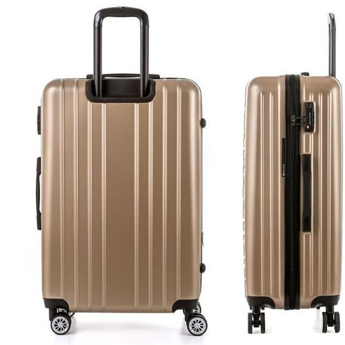 PIERRE CARDIN Valise Grande Taille - 75 cm - 8 Roues - Champagne - Photo n°2; ?>