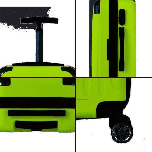PIERRE CARDIN Valise long week-end 65cm avec 8 roues - Couleur Lime Vert - Photo n°3; ?>