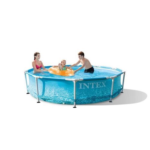 Piscine hors-sol tubulaire INTEX Ocean - Rond - (ø)3,05 x (h)0,76 m - Photo n°2; ?>