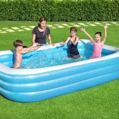 Piscine rectangulaire gonflable Fast Bestway 305x183x56 cm - Photo n°2; ?>