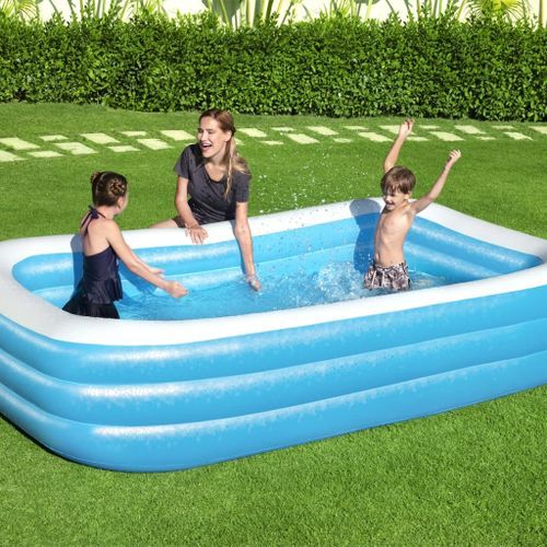 Piscine rectangulaire gonflable Fast Bestway 305x183x56 cm - Photo n°3; ?>