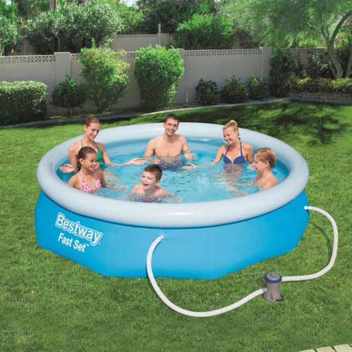 Piscine ronde gonflable Fast 305x76cm - Photo n°2; ?>