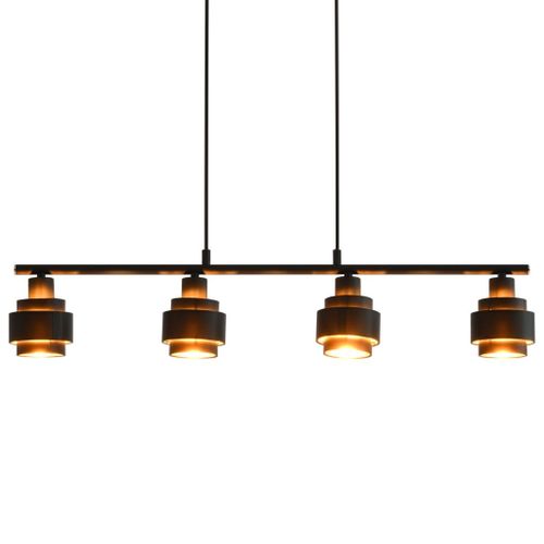 Plafonnier Noir 82 cm E14 - Photo n°3; ?>