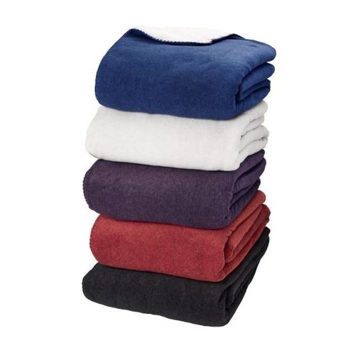 Plaid SWEET 130x150cm - 100% Polyester - Plomb - Photo n°2; ?>