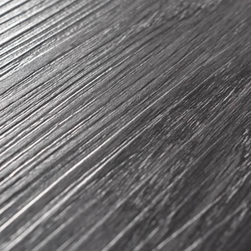 Planche de plancher PVC 5,26 m² 2 mm Noir et blanc - Photo n°3; ?>