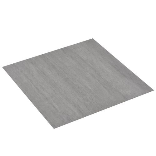 Planche de plancher PVC autoadhésif 5,11 m² Gris pointillé - Photo n°2; ?>