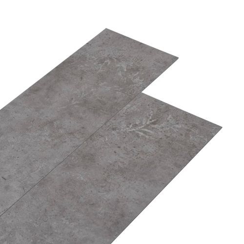 Planche de plancher PVC autoadhésif 5,21 m² 2 mm Gris béton - Photo n°2; ?>