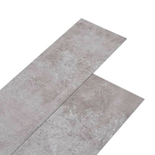 Planche de plancher PVC autoadhésif 5,21 m² 2 mm Gris terre - Photo n°2; ?>