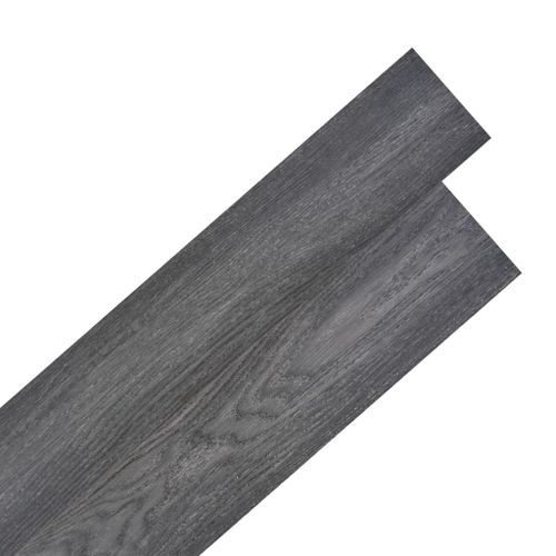 Planche de plancher PVC autoadhésif 5,21 m² 2 mm Noir et blanc - Photo n°2; ?>