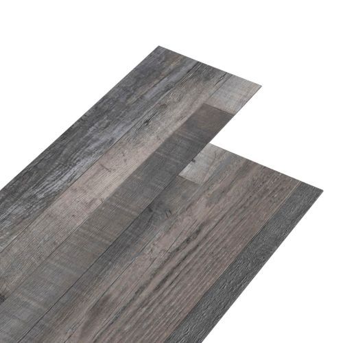 Planche de plancher PVC autoadhésif 5,21 m² 2mm Bois industriel - Photo n°2; ?>