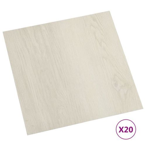 Planches de plancher autoadhésives 20 pcs PVC 1,86 m² Beige 5 - Photo n°2; ?>