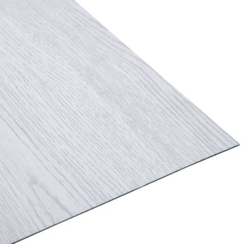 Planches de plancher autoadhésives 20 pcs PVC 1,86 m² Blanc - Photo n°3; ?>