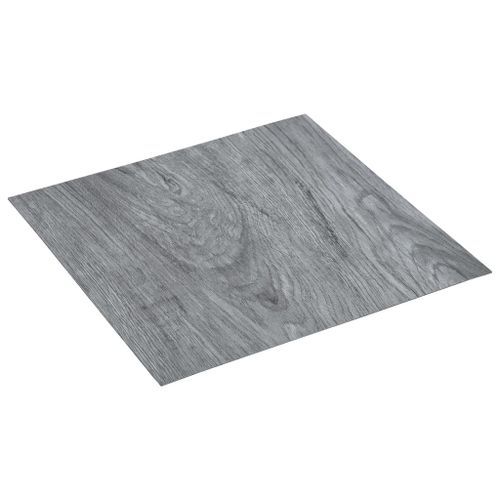 Planches de plancher autoadhésives 5,11 m² PVC Gris clair - Photo n°3; ?>