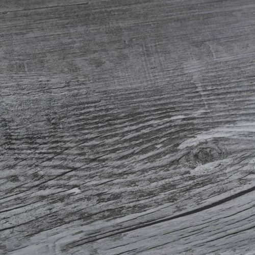 Planches de plancher PVC 4,46 m² 3 mm Autoadhésif Gris brillant - Photo n°3; ?>