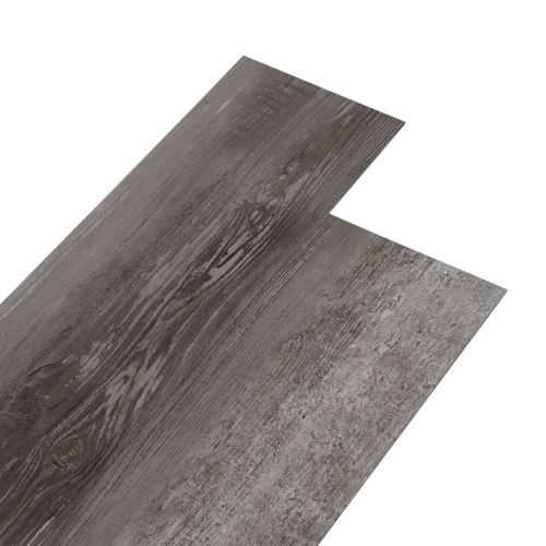 Planches de plancher PVC 4,46 m² 3 mm Bois rayé - Photo n°2; ?>