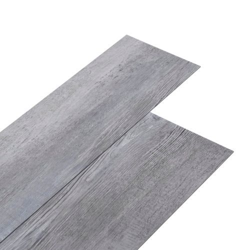 Planches de plancher PVC 5,02 m² 2 mm Autoadhésif Gris bois mat - Photo n°2; ?>