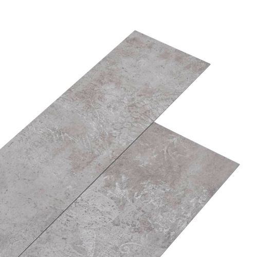 Planches de plancher PVC 5,02 m² 2 mm Autoadhésif Gris terre - Photo n°2; ?>