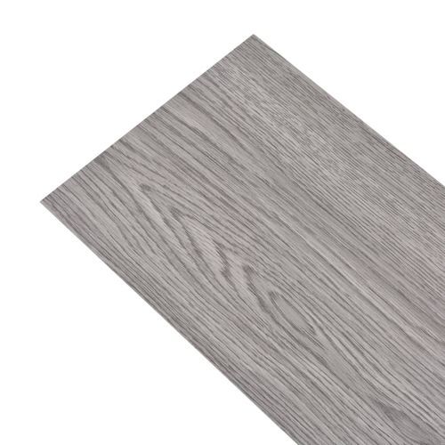 Planches de plancher PVC autoadhésif 2,51 m² 2 mm Gris foncé - Photo n°3; ?>