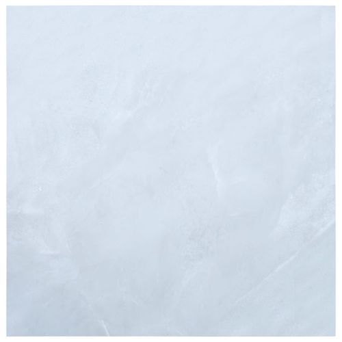 Planches plancher autoadhésives 20 pcs PVC 1,86 m² Marbre blanc 2 - Photo n°3; ?>