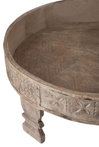 Plateau Sur Pied Rond Bois Naturel Gris Natioura D 60.5 Cm 10 Plateau sur pied rond bois naturel gris Natioura D 60.5 cm - Photo n°2; ?>