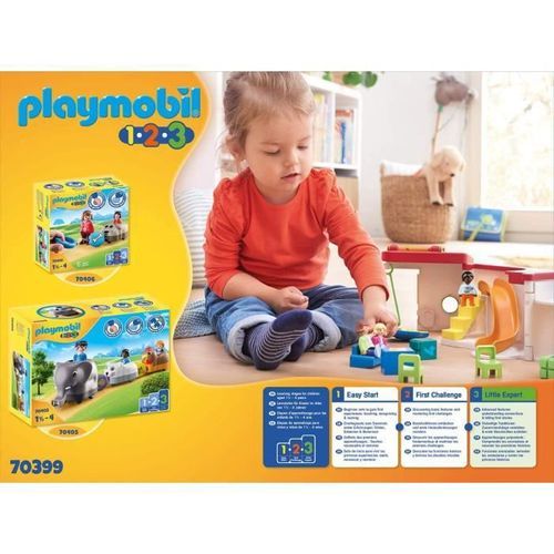 PLAYMOBIL 1.2.3 - 70399 - Garderie transportable - Photo n°3; ?>